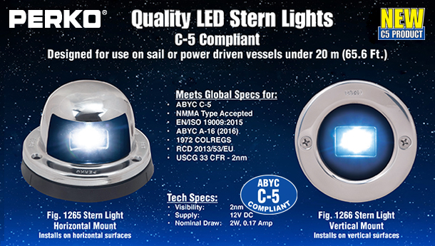 Fig. 1265 & 1266 LED Stern Lights
