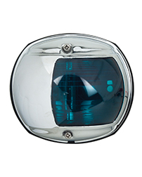 Perko 0170wsddp1 12-volt Green Side Light White Light Perko White Plastic Green Side Light Perko 0170wsddp1 12-volt Green Side Light White Bulbs