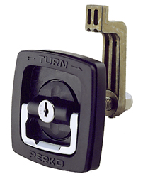 Perko Flush Lock And Compression Latch #0931DP2BLK – Stainless Steel, Marine