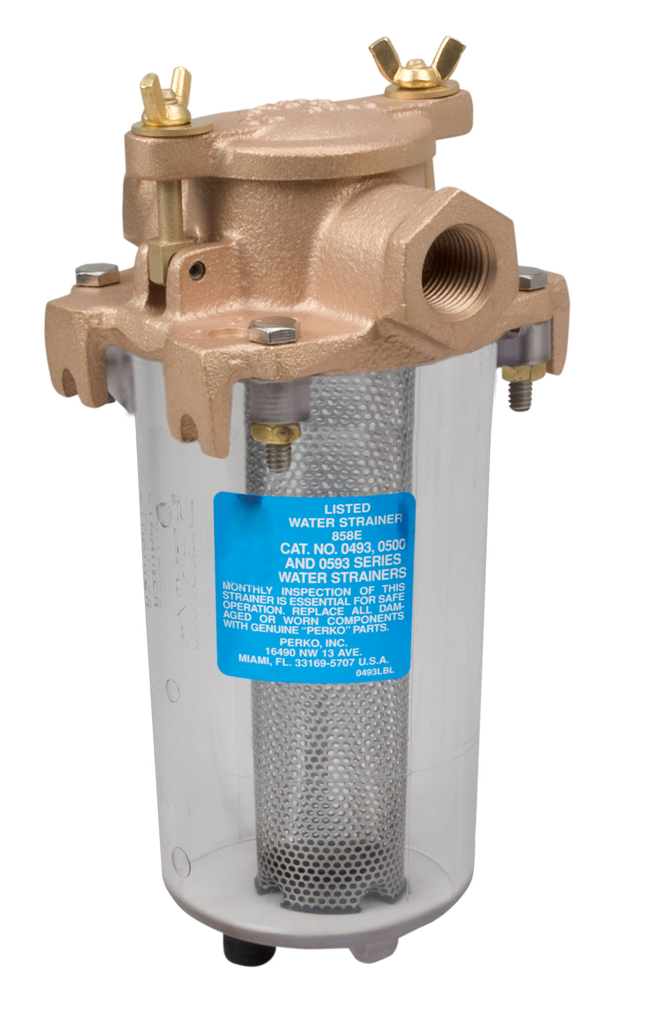 Perko Transparent Cylinder for Intake Strainer 3//4/" Pipe