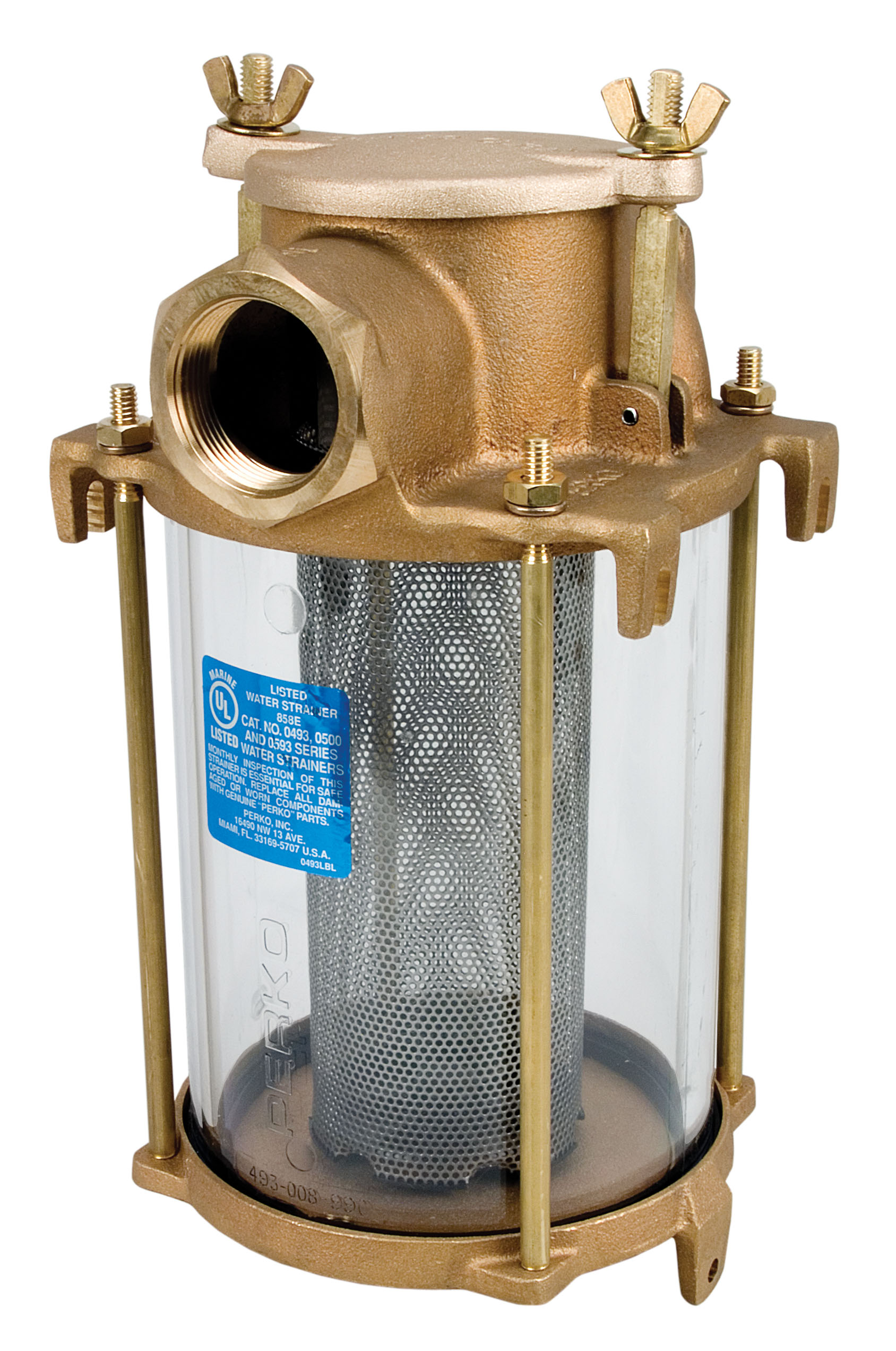 1 in Groco Intake Strainer with Filter Basket 
