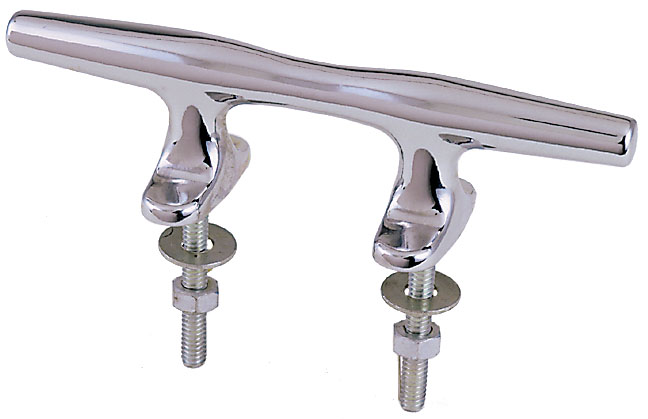 Perko 4" Open Base Cleat - Chrome Plated Zinc - Pair