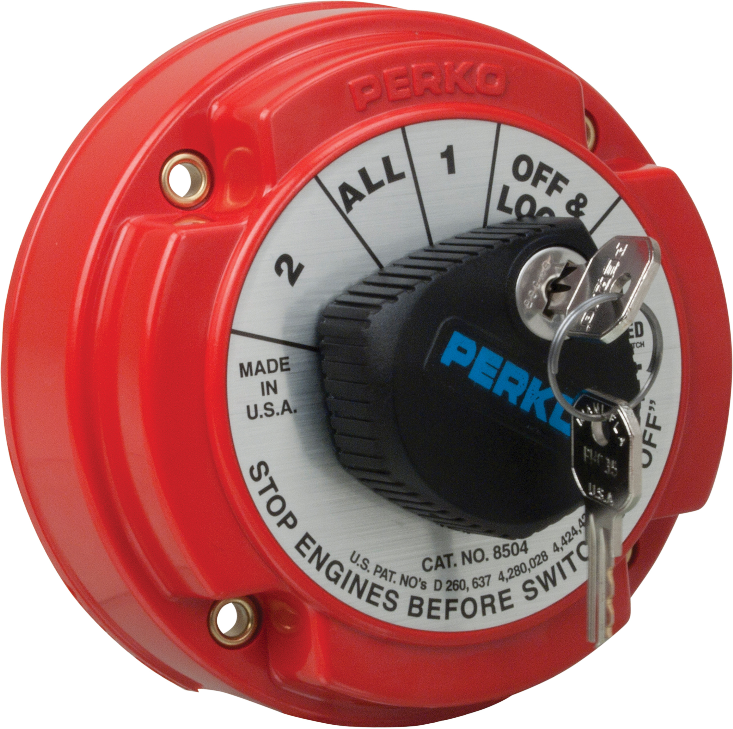 Perko Electrical Switch Perko Battery Switch With Key Lock - Marine ...