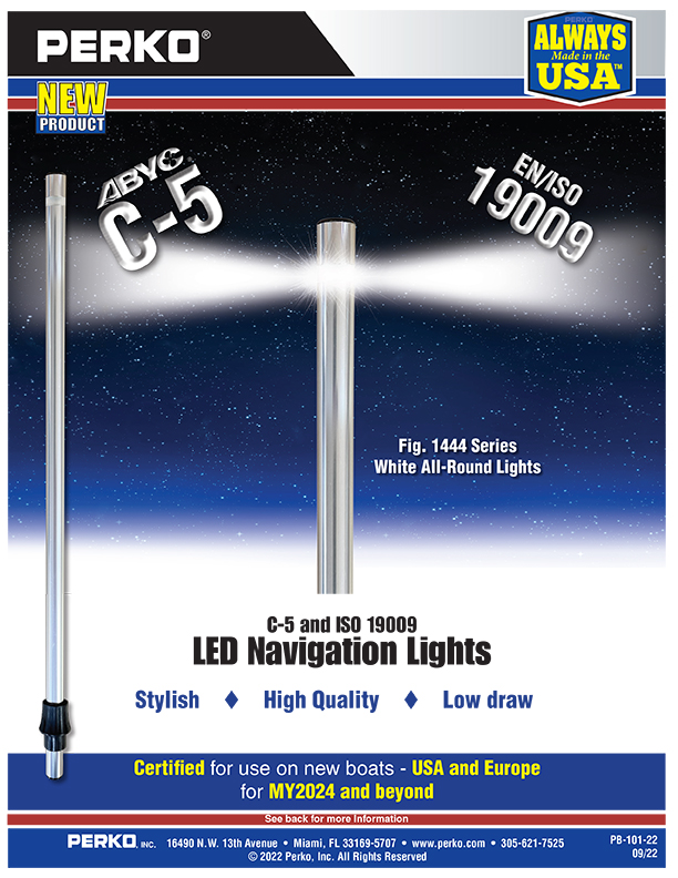Perko® Launches NEW LED All-Round Pole Light Meeting C-5 Regulations