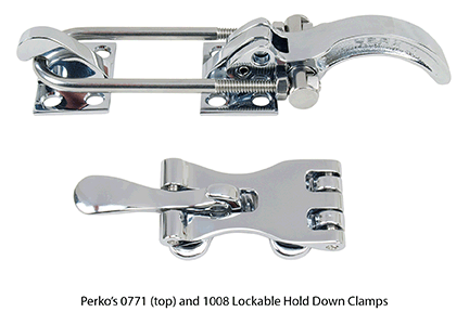 Lockable Hold-Down Clamps Keep Hatches Secure