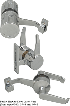 Shower Door Latch Sets add a Touch of Elegance