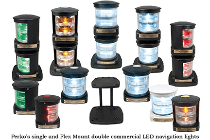 Perko® Commercial LED Side Lights are rugged and adaptable