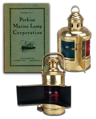 Perkins Marine Lamp Corporation Catalog No. 001 and early lights